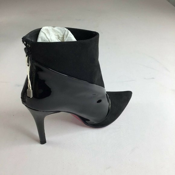 CUPLE Women's Black Classic Kitten Heels Ankle Bootie Size 39 EUR (US 8) - Picture 3 of 11